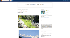 Desktop Screenshot of impossibleisnull.blogspot.com