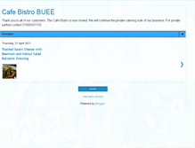 Tablet Screenshot of cafebistrobuee.blogspot.com