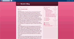 Desktop Screenshot of nicolepeckham.blogspot.com
