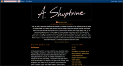 Desktop Screenshot of alanshuptrine.blogspot.com