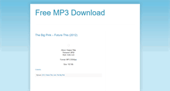 Desktop Screenshot of mp3freeaudio.blogspot.com