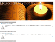 Tablet Screenshot of licaobiblicadominical.blogspot.com