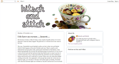 Desktop Screenshot of kitschandstitch.blogspot.com