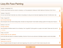 Tablet Screenshot of lizzybsfacepainting.blogspot.com