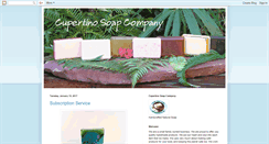 Desktop Screenshot of cupertinosoapcompany.blogspot.com