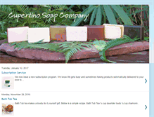 Tablet Screenshot of cupertinosoapcompany.blogspot.com