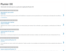Tablet Screenshot of plumierxxi.blogspot.com