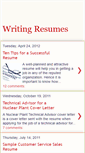 Mobile Screenshot of making-a-resume.blogspot.com