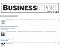 Tablet Screenshot of businessreportthailand.blogspot.com