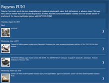 Tablet Screenshot of papyrusfun.blogspot.com