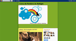 Desktop Screenshot of caixapandorarefugio.blogspot.com