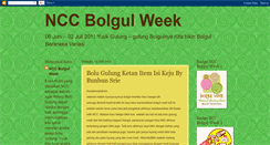 Desktop Screenshot of nccbolgulweek.blogspot.com