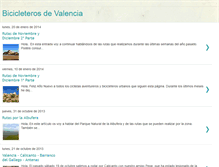 Tablet Screenshot of bicicleterosdevalenciarutas.blogspot.com