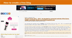 Desktop Screenshot of how-to-create-a-free-blog.blogspot.com