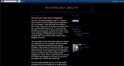 Desktop Screenshot of cristalsappsychologyblog.blogspot.com