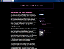 Tablet Screenshot of cristalsappsychologyblog.blogspot.com