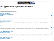 Tablet Screenshot of nursingboardexamsresult.blogspot.com
