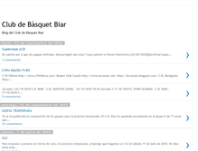 Tablet Screenshot of clubbasketbiar.blogspot.com