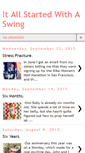 Mobile Screenshot of itallstartedwithaswing.blogspot.com