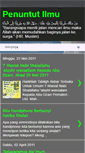 Mobile Screenshot of muslim-penuntutilmu.blogspot.com