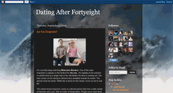 Desktop Screenshot of datingafterfortyeight.blogspot.com