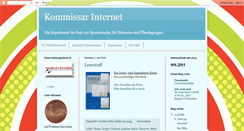 Desktop Screenshot of kommissarinternet.blogspot.com
