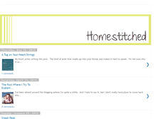 Tablet Screenshot of homestitched.blogspot.com