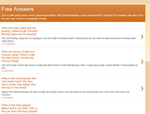 Tablet Screenshot of free-answers.blogspot.com