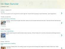 Tablet Screenshot of inkstainsurvivor.blogspot.com