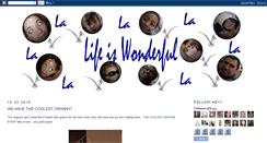 Desktop Screenshot of la-lifeiswonderful.blogspot.com