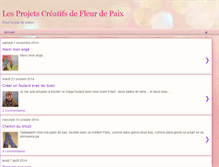 Tablet Screenshot of fleurdepaixmaison.blogspot.com