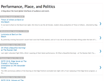 Tablet Screenshot of performanceplacepolitics.blogspot.com