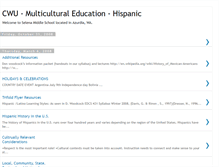 Tablet Screenshot of cwumulticulturaleducation.blogspot.com