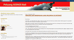 Desktop Screenshot of peluangbisnisbali.blogspot.com