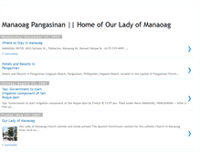 Tablet Screenshot of ourladyofmanaoag.blogspot.com