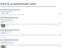 Tablet Screenshot of diariodeunexperimentadorcasero.blogspot.com