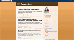 Desktop Screenshot of entreasleis.blogspot.com