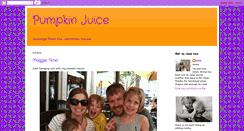 Desktop Screenshot of mypumpkinjuice.blogspot.com