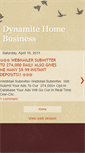 Mobile Screenshot of dynamitehomebusiness.blogspot.com