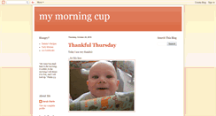 Desktop Screenshot of mymorningcup.blogspot.com