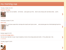 Tablet Screenshot of mymorningcup.blogspot.com