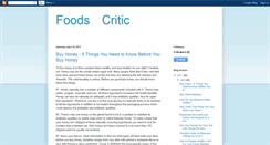 Desktop Screenshot of foodscritic.blogspot.com