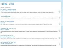 Tablet Screenshot of foodscritic.blogspot.com
