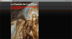 Desktop Screenshot of laespadadeloselfos.blogspot.com