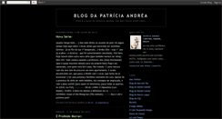 Desktop Screenshot of blogdapattyandrea.blogspot.com