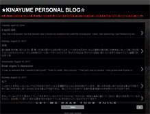 Tablet Screenshot of kinayume.blogspot.com