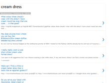 Tablet Screenshot of cream-dress.blogspot.com