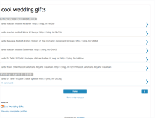 Tablet Screenshot of coolweddinggifts2.blogspot.com