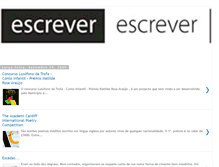 Tablet Screenshot of escreverescrever.blogspot.com