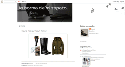 Desktop Screenshot of lahormademizapato.blogspot.com